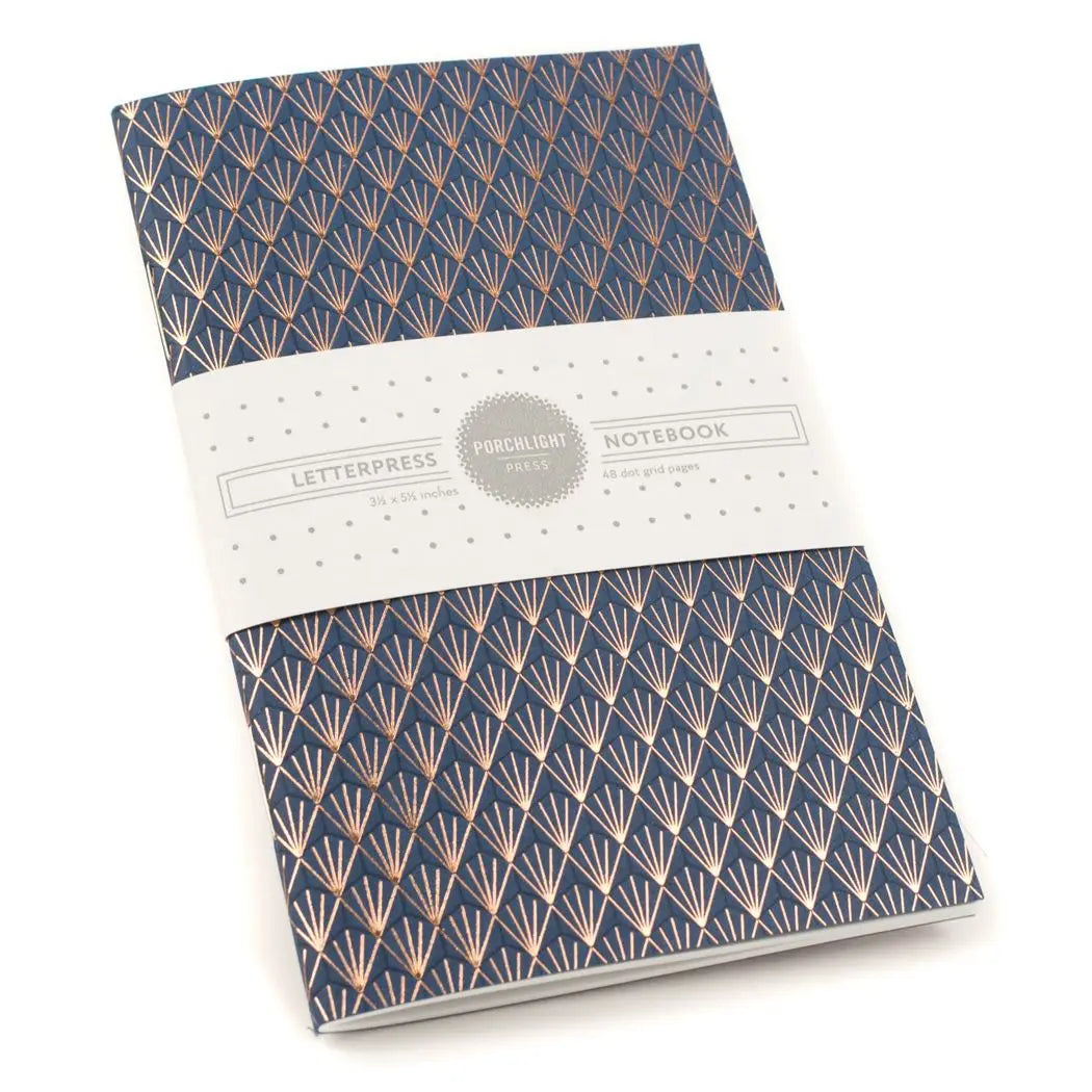 Graphic Foil Letterpress Notebook