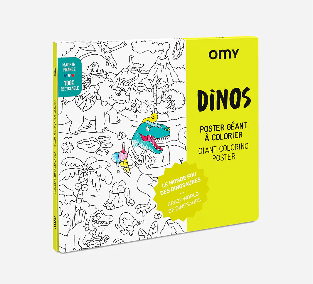 Giant Colouring Poster - Dinos