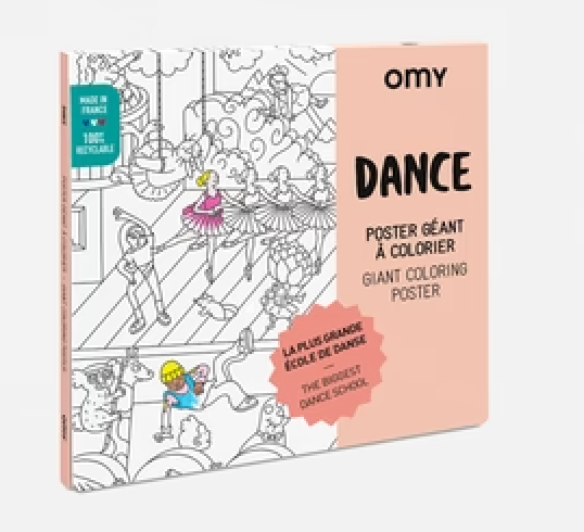 Giant Colouring Poster - Dance